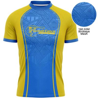 Youth 160 GSM Birdseye Mesh Performance Sublimation Short Sleeve T-shirt