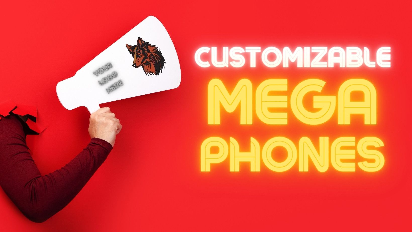 Leave A Lasting Impression With Customizable Megaphones!&nbsp;