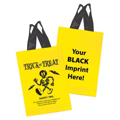 Soft Loop Yellow Halloween Trick or Treat Bags