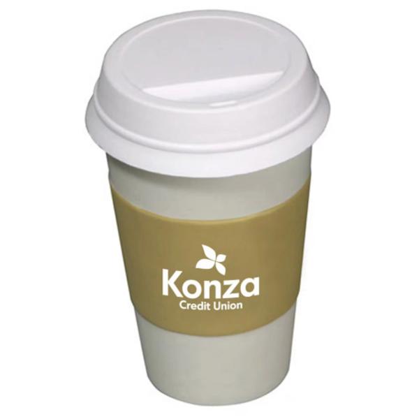Custom Printed To Go Coffee Cup Stress Relievers