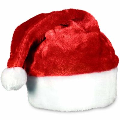 Blank Plush Red Santa Hats