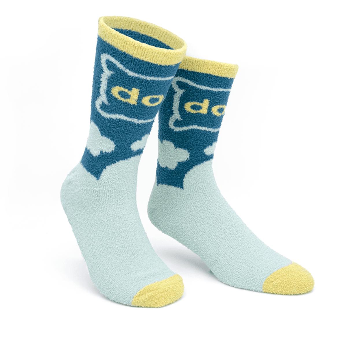 Custom Fuzzy Socks with Rubber Grip