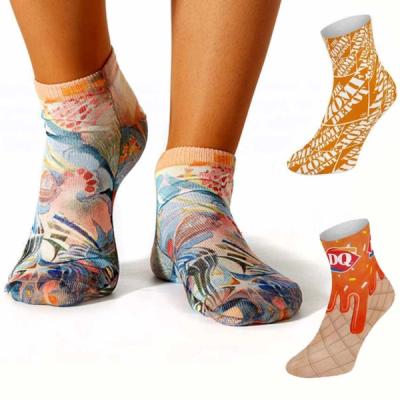 Low Cut Sublimated Full Color Crew Socks