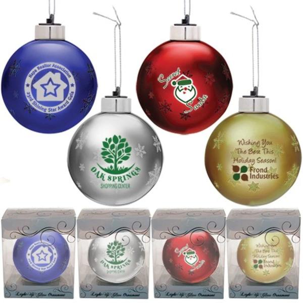 custom ball ornaments that light up
