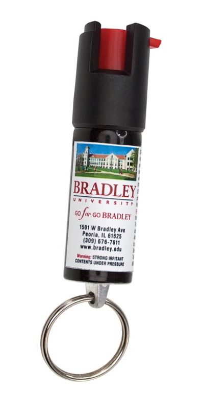 Custom Pepper Spray with Key Ring - 0.5 oz