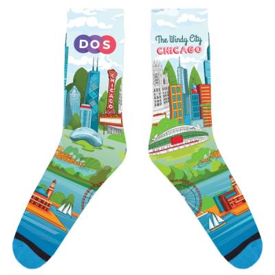 Chicago IL Local City Custom Socks