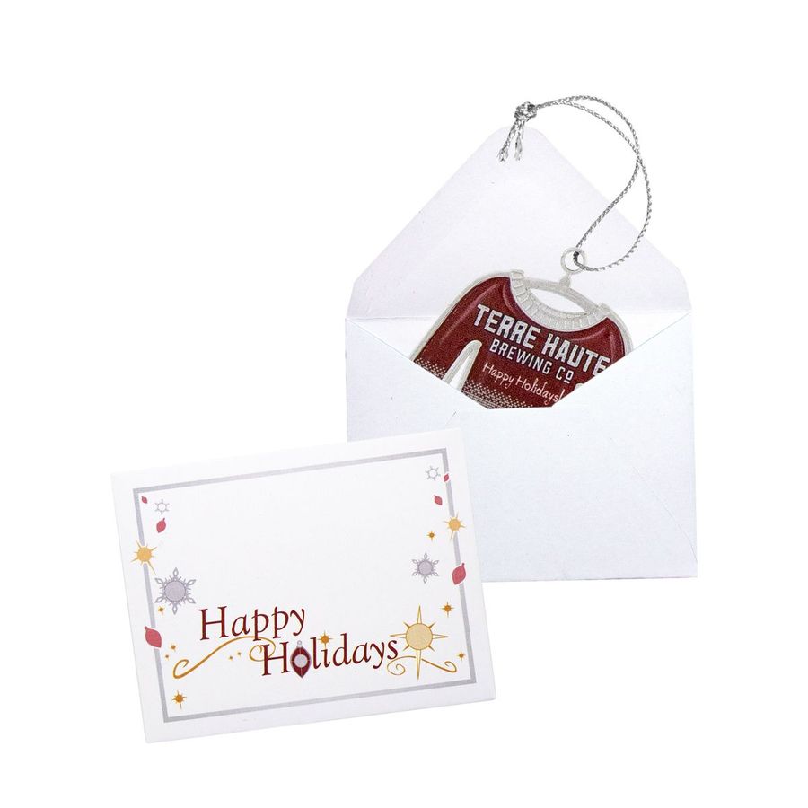 Happy Holidays Gift Envelopes with Ugly Sweater Christmas Ornaments