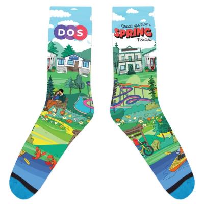 Spring, TX Local City Custom Socks
