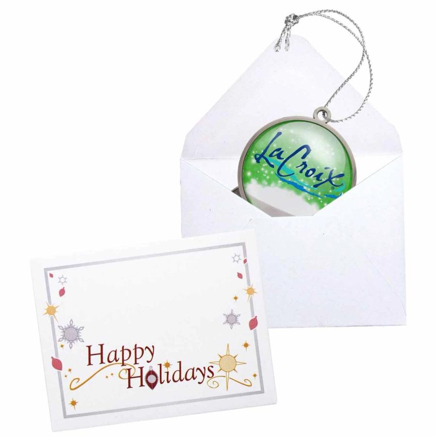 Snow Globe Ornaments with Gift Envelope