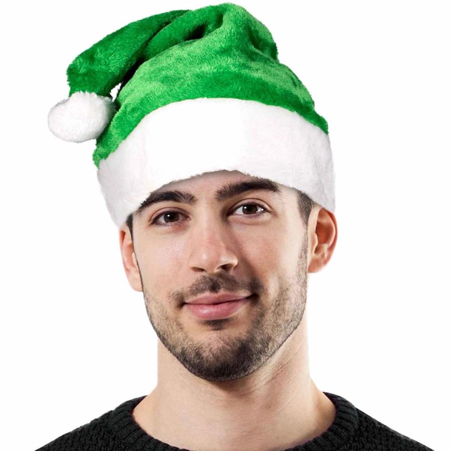 Buy Green Santa Hats Wholesale