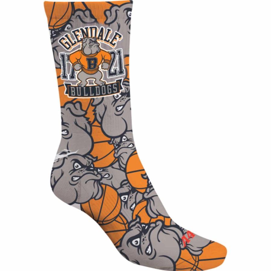 Custom full-color printed socks for teams, businesses and events