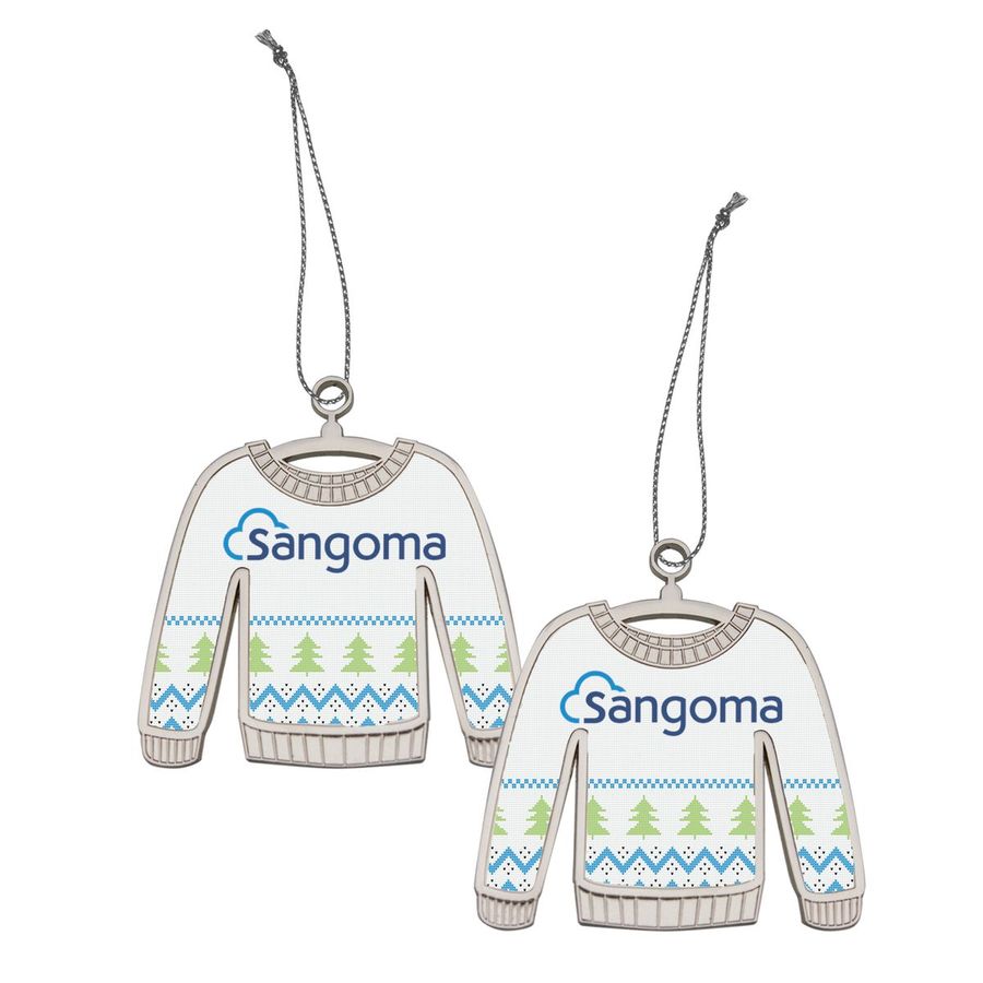 Personalized Ugly Sweater Holiday Ornaments