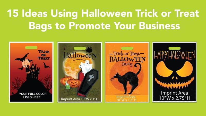 15 Ideas Using Halloween Trick or Treat Bags to Promote Your Business