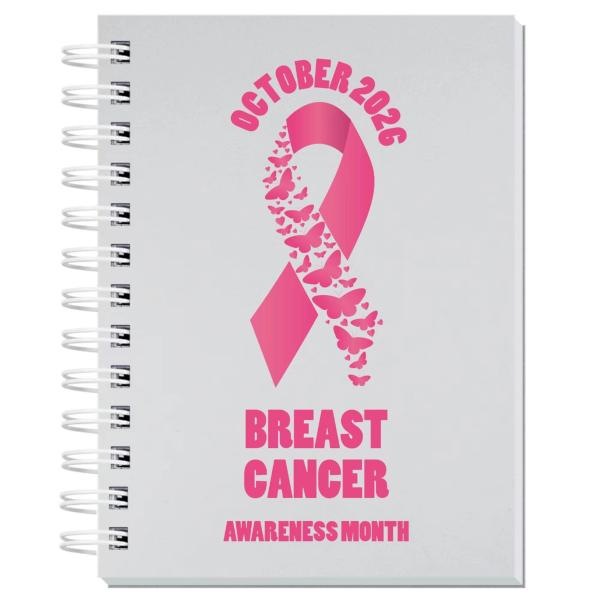 Pink Awareness Ribbon Journal for Breast Cancer Awareness