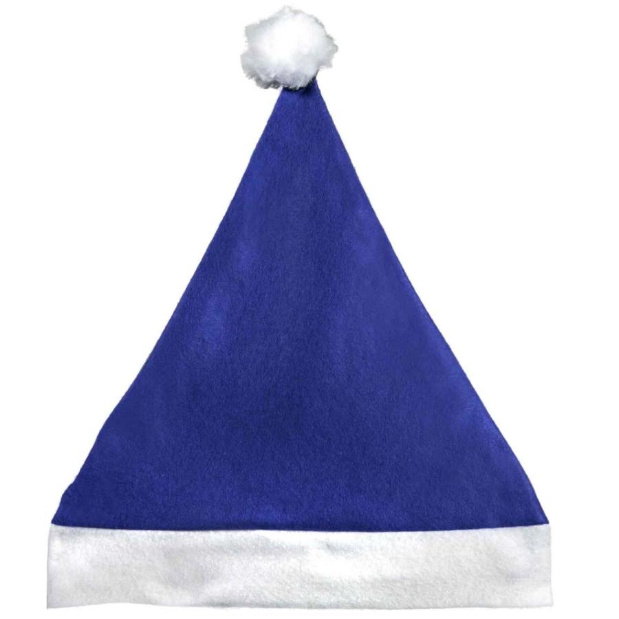 Promotional Blue Felt Santa Hats