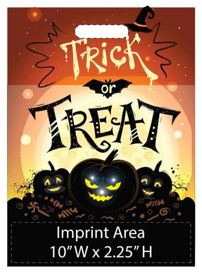 Spooky Black Pumpkins Trick or Treat Bag - Exclusive Design