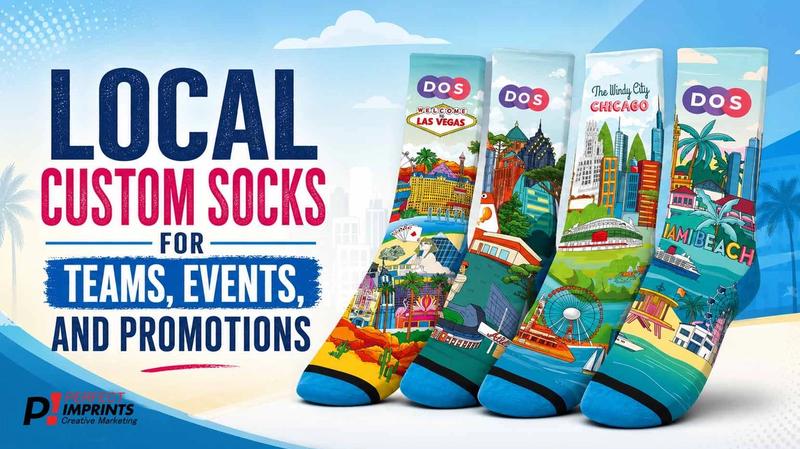 Custom Socks with Local Landmarks for Business Promotion