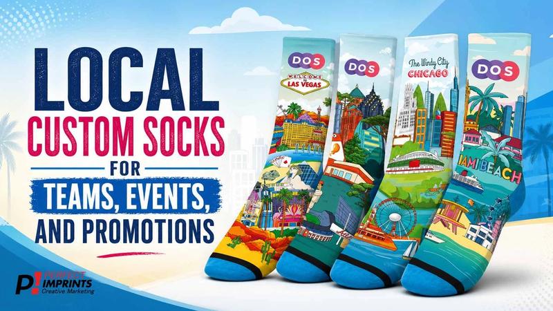 Custom Socks with Local Landmarks for Business Promotion