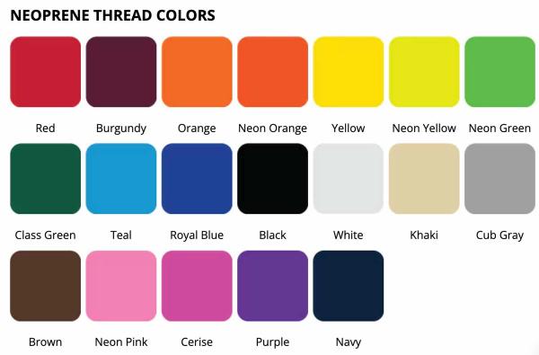 Thread Colors for Burlap Kolder Kaddy