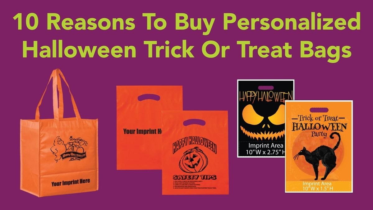 10 Reasons to Buy Personalized Halloween Trick or Treat Bags