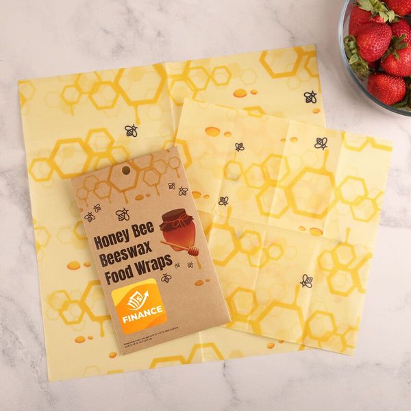 Honey Beeswax Food Wraps - Custom Printed