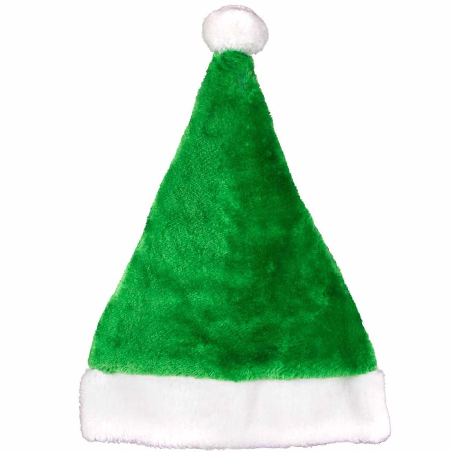 Green Santa Hats in Bulk