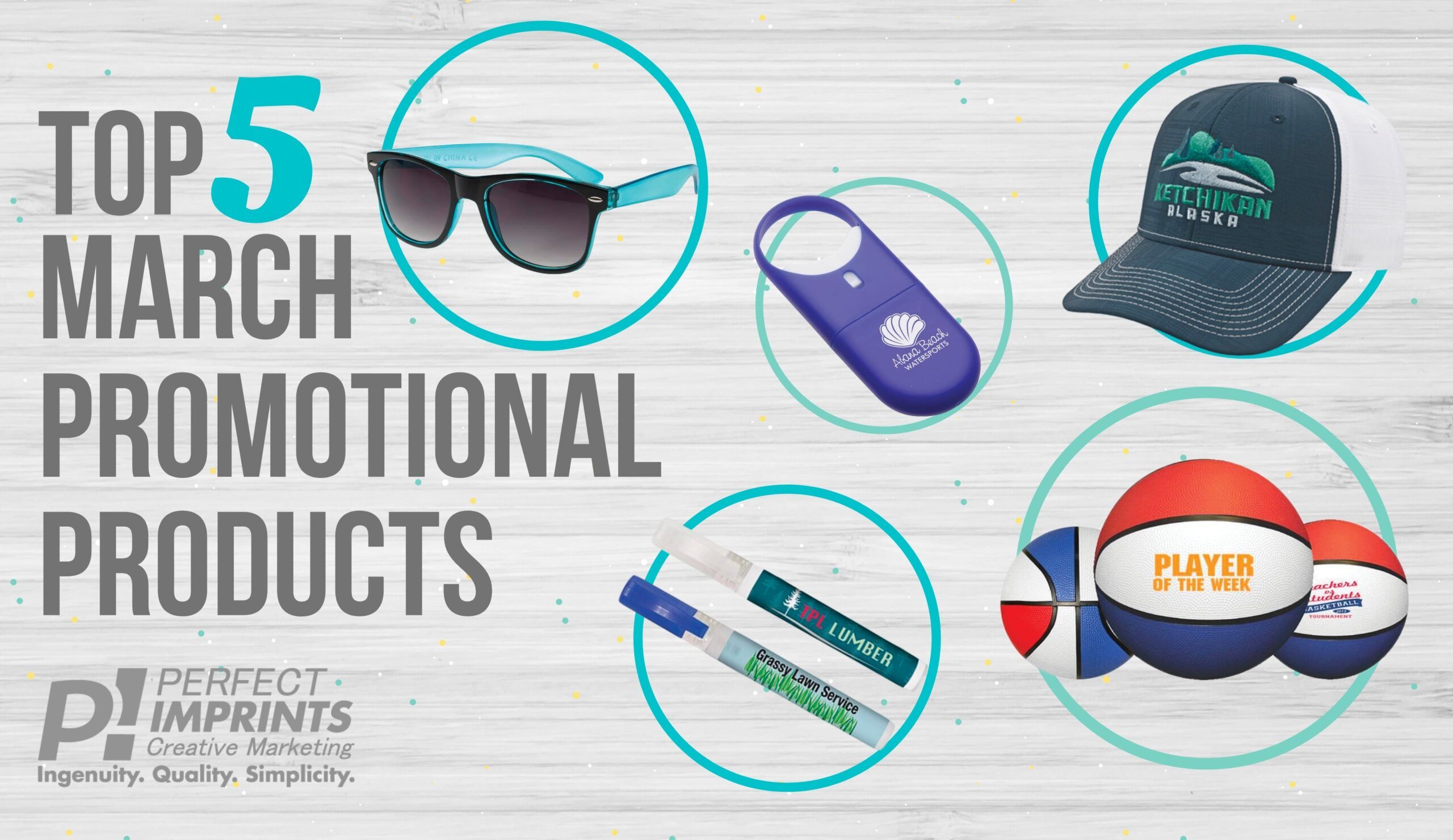 Top 5 March Promotional Products