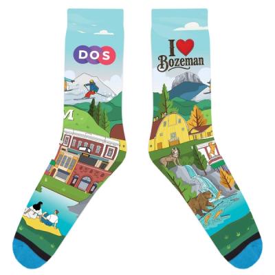 Bozeman MT Local City Custom Socks