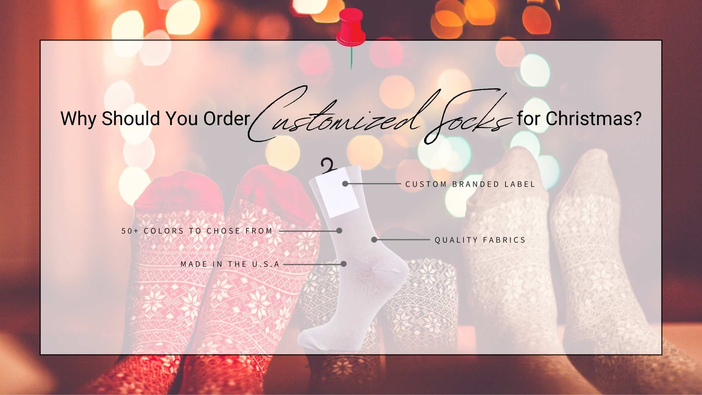 Why Should You Order Customized Socks for Christmas?