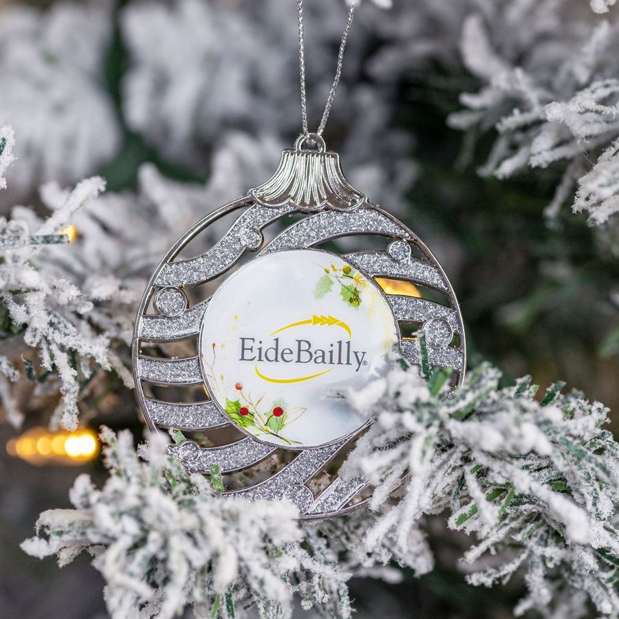 Glitter Bulb Custom Christmas Ornaments