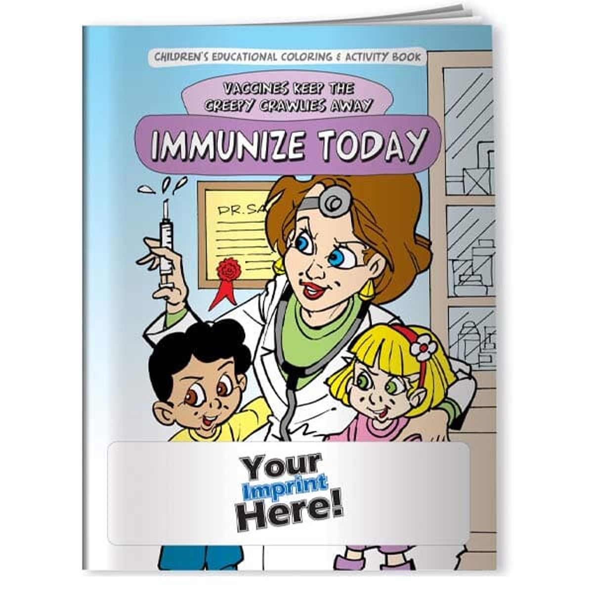Custom Coloring Books about Immunization