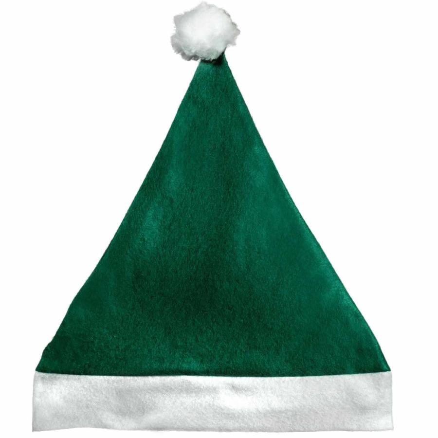 Green Santa Hats Wholesale in Bulk