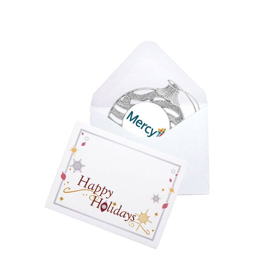 Glitter Bulb Custom Christmas Ornaments