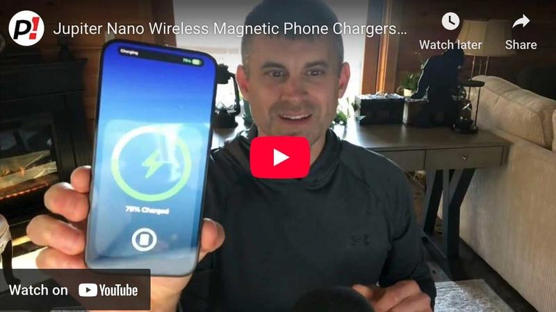 Jupiter Nano MagSafe Wireless Phone Chargers Laser Engraved With Your Logo