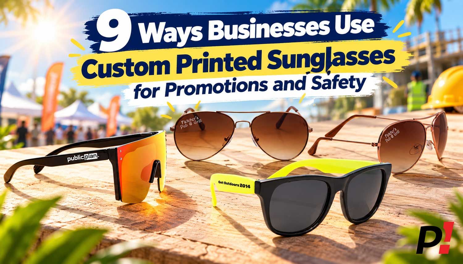 9 Ways Businesses Use Custom Printed Sunglasses for Promotions and Safety