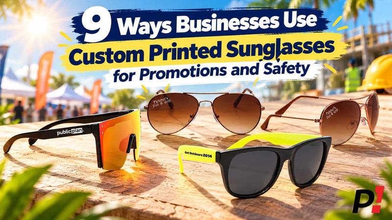 9 Ways Businesses Use Custom Printed Sunglasses for Promotions and Safety