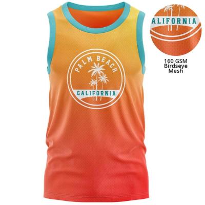 Youth 160 GSM Birdseye Mesh Performance Sublimated Tank Tops