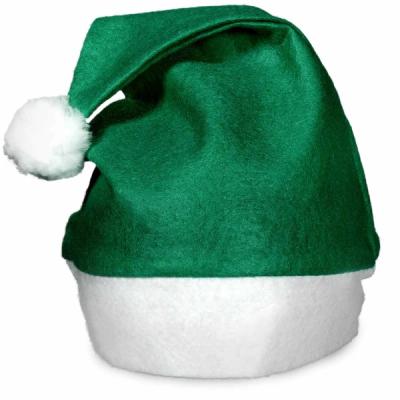 Blank Green Felt Santa Hats