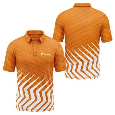 Men's Dye Sublimated Birdseye Mesh Performance Corporate Polo shirts