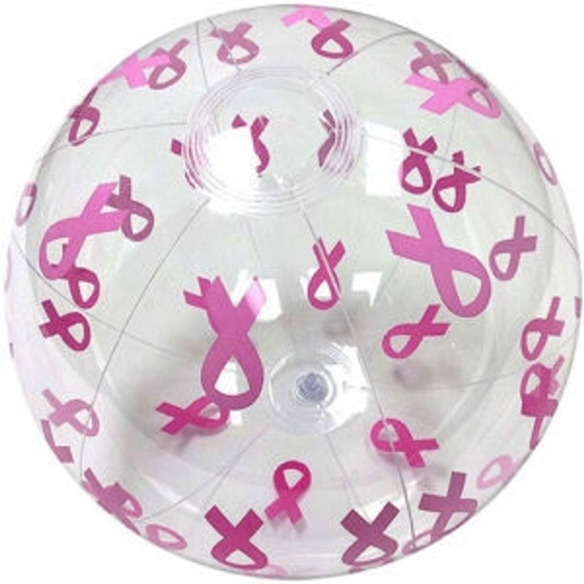  Breast Cancer Awareness Ball Balls with Pink Ribbons - Printed With Your Logo