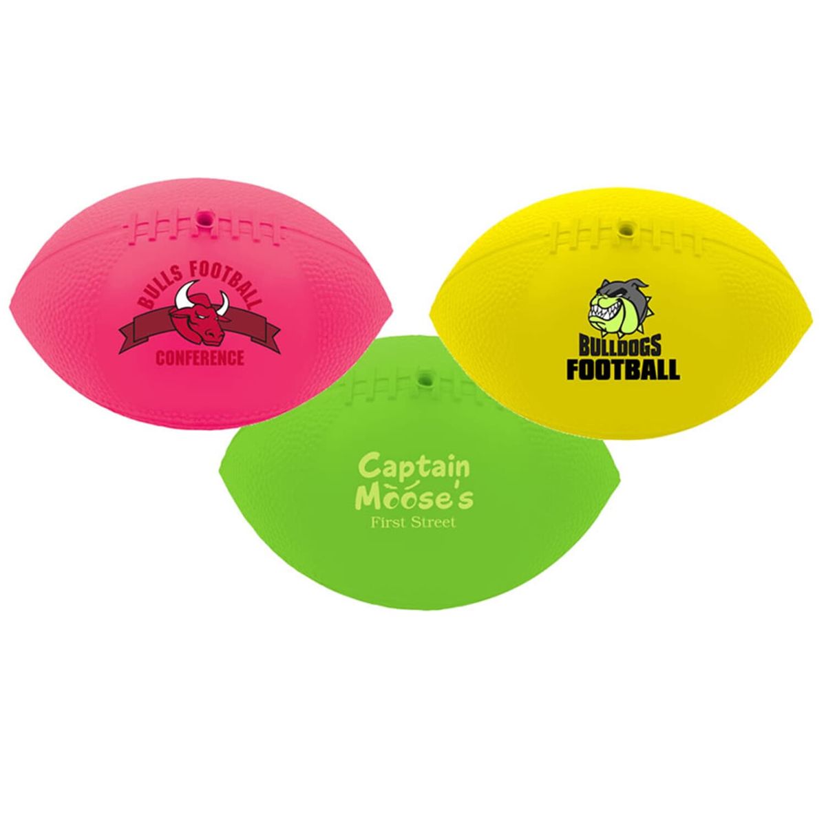 vinyl mini footballs