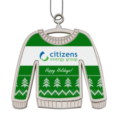 Custom Ugly Sweater Christmas Ornaments (Single Side Print)