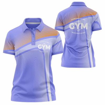 Women's Dye Sublimated Birdseye Mesh Performance Corporate Polo shirts