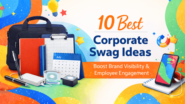 10 Best Corporate Swag Ideas That Boost Brand Visibility
