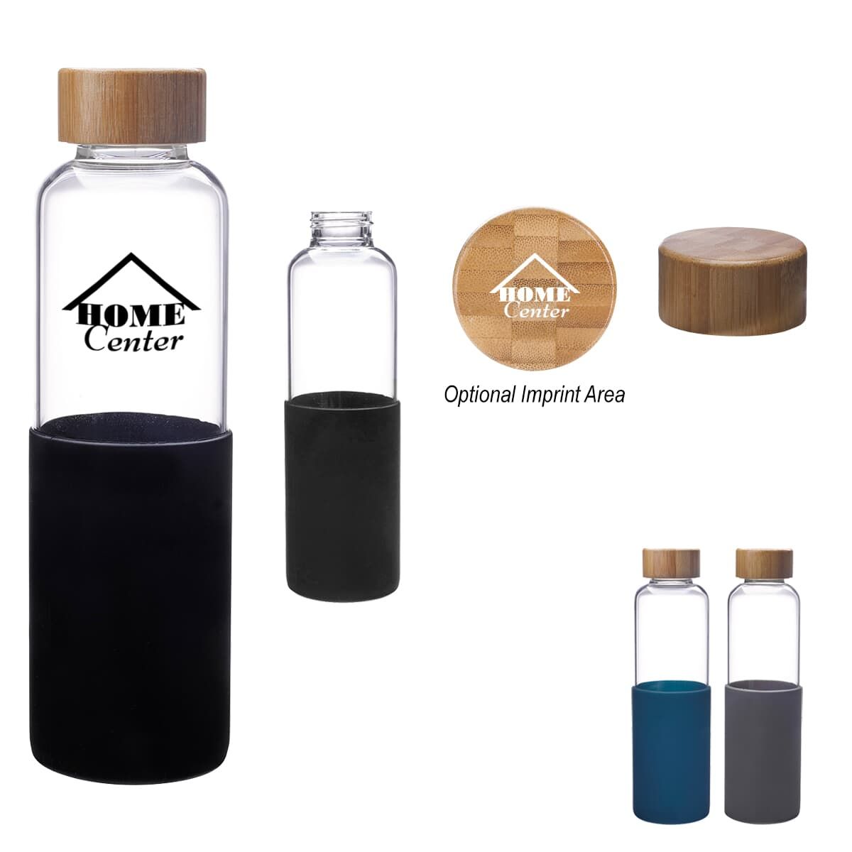 Customized Glass Water Bottles