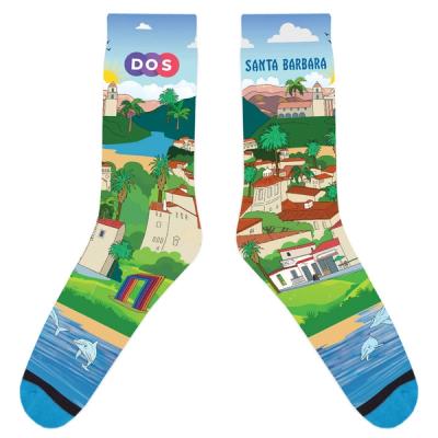 Santa Barbara, CA Local City Custom Socks