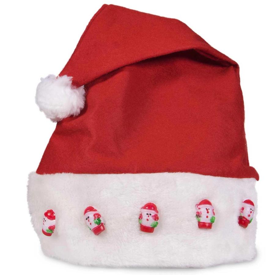 Bulk Santa Hats with LEDs
