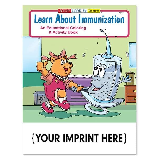 Promotional Coloring Books About Vaccinations