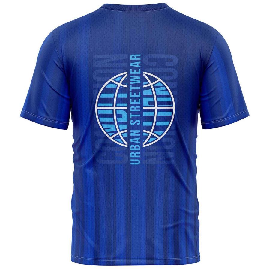 Full-color custom sublimation T-shirt for men's team uniforms and branded apparel