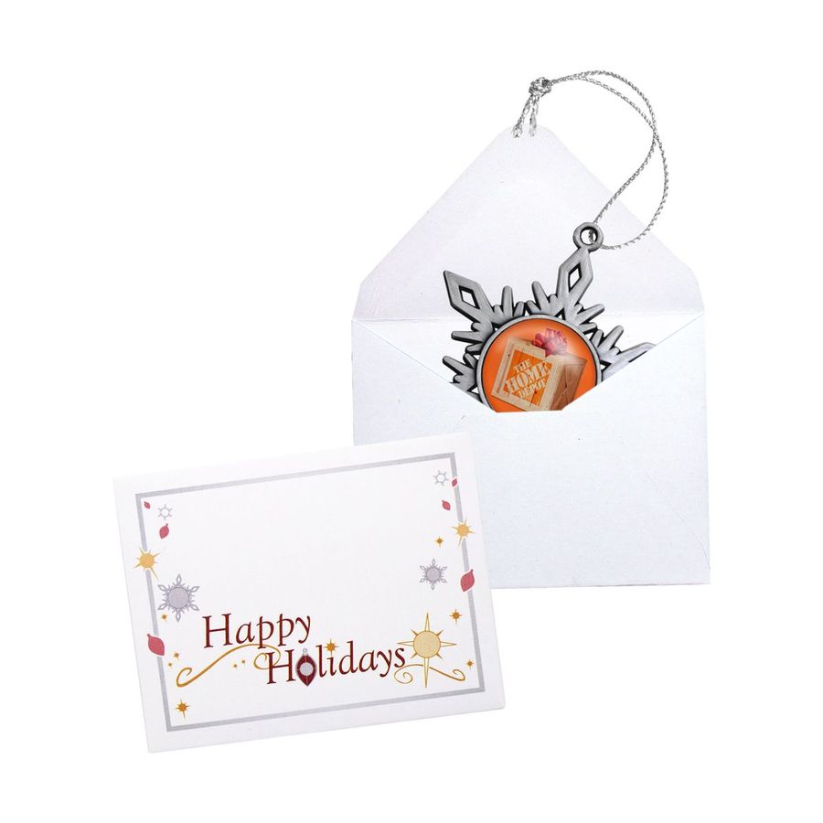 Nickel Snowflake Custom Christmas Ornaments